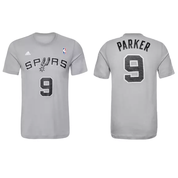 Adidas NBA Camiseta Gametime Tony Parker (gris/negro)