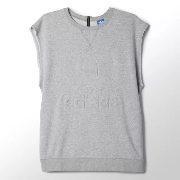 Adidas Originals Camiseta Mujer Tokio French Terry (gris)