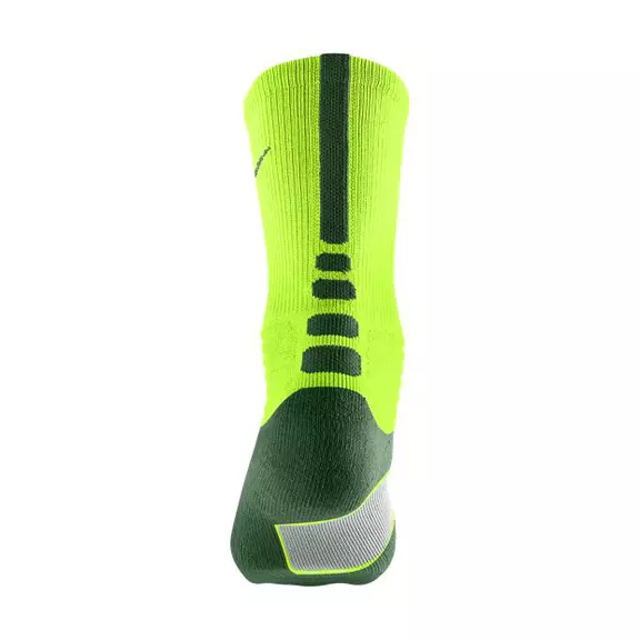 Calcetines Nike Hyper Elite Basket Crew (333/lima/verde/gris)