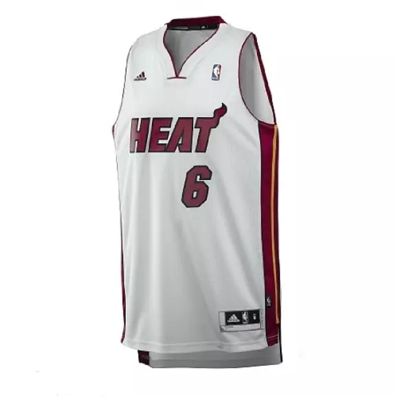 Adidas Camiseta Swingman Lebron James Miami (blanco)