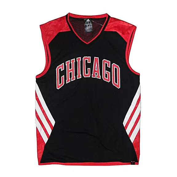 Adidas Camiseta Rev S/M Sum Run Chigaco Bulls (rojo/negro)