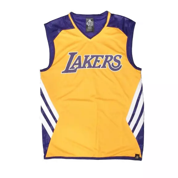 Adidas Camiseta Rev S/M Sum Run Angeles Lakers (amarillo/purpur)