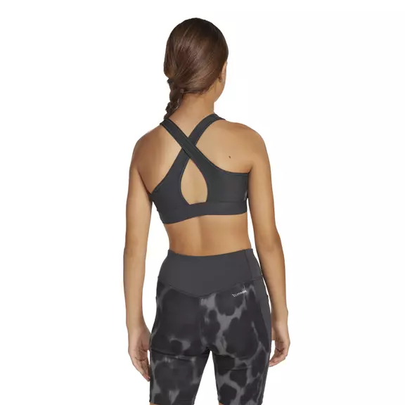 Adidas All Sports Animal-Print Sports Bra Kids "Dark Grey"