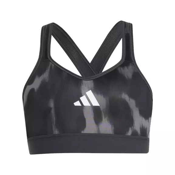 Adidas All Sports Animal-Print Sports Bra Kids "Dark Grey"