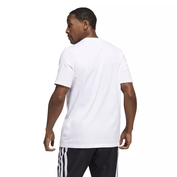 Adidas Basketball Aworld Hoops Graphic Tee "White"