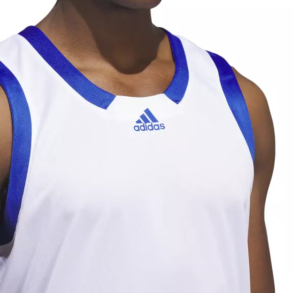 Adidas Basketball Icon Squad Jersey "White-Blue"