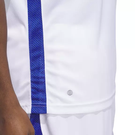 Adidas Basketball Icon Squad Jersey "White-Blue"