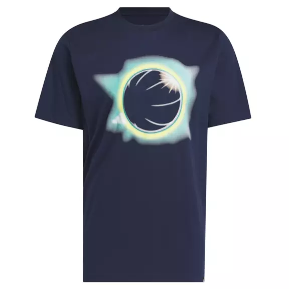 Adidas Basketball Novelty Eclipsed Graphic Tee "Night Indigo"