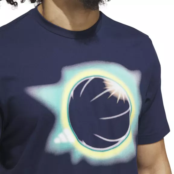 Adidas Basketball Novelty Eclipsed Graphic Tee "Night Indigo"