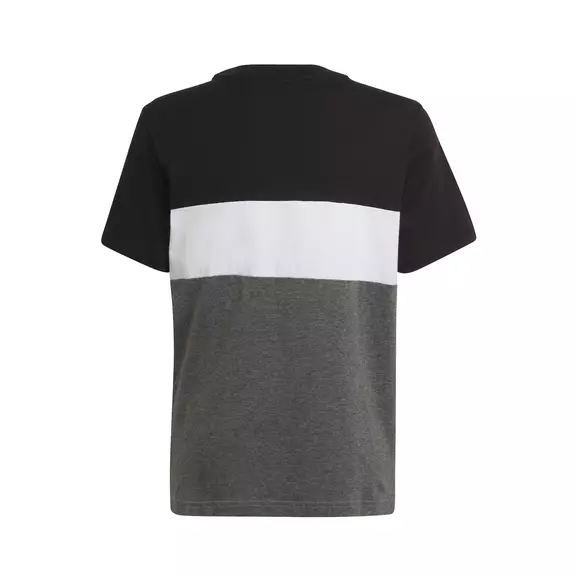 Adidas Boy´s Colorblock T-shirt "Black/Medium Grey Heather"
