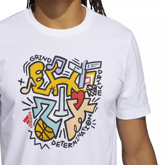 Adidas Donovan Mitchell DON Issue #3 NYC Tee "White"