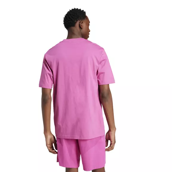 Adidas Essentials Linear Single Jersey Tee "Pink"