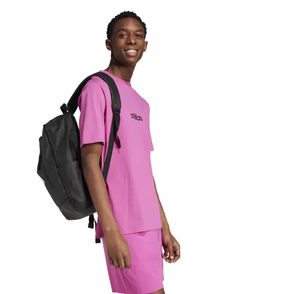 Adidas Essentials Linear Single Jersey Tee "Pink"