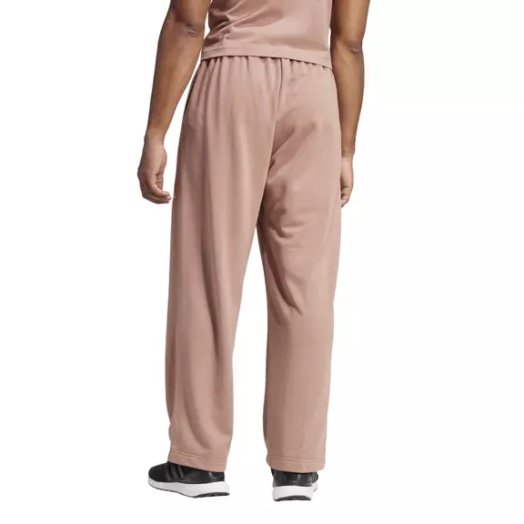 Adidas Essentials Wide Leg 3 Bar Logo Joggers "Warm Clay"