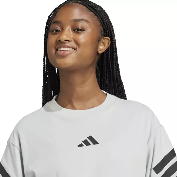 Adidas Future Icons 3-Stripes T-Shirt "Wonder Silver"