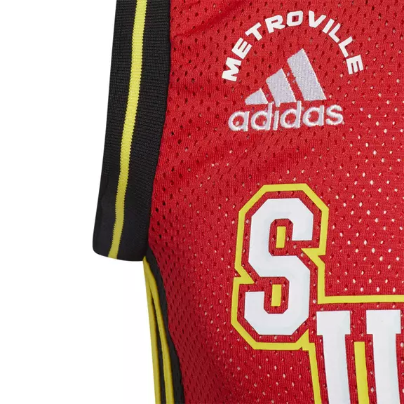 Adidas Kids Basketball Disney Pixar Metroville Tank Top "Vivid Red"