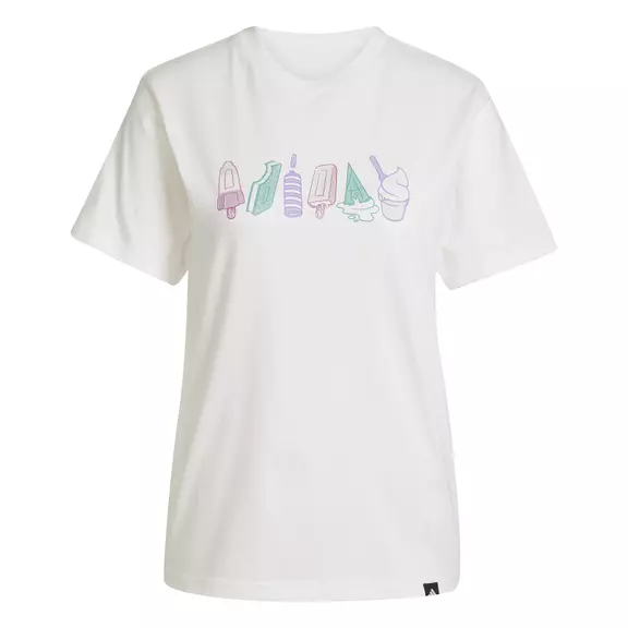 Adidas Lounge Food Graphic T-Shirt "White"