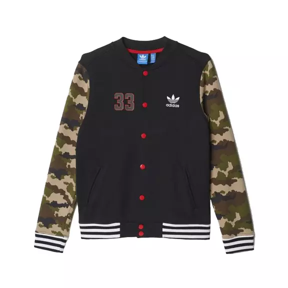 Adidas Originals FR Fleece Track Jacket J (black/multicolor/scarlet)