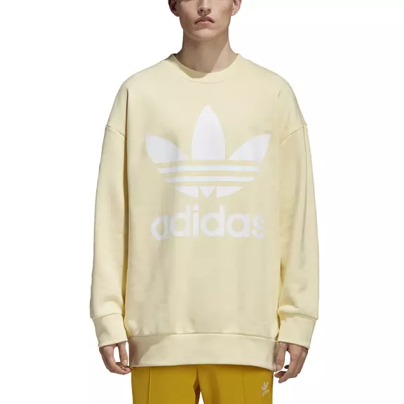 Adidas Originals Trefoil Oversized Crew (Mist Sun/White)