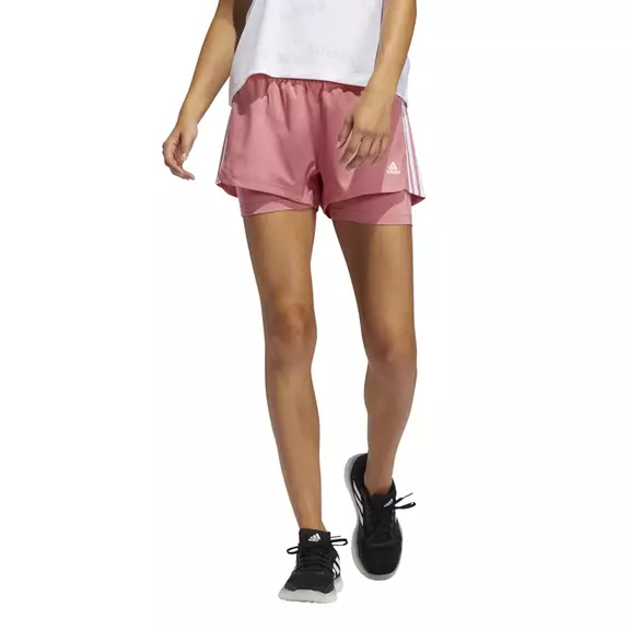 Adidas Pacer 3-Stripes Woven 2 In 1 Shorts