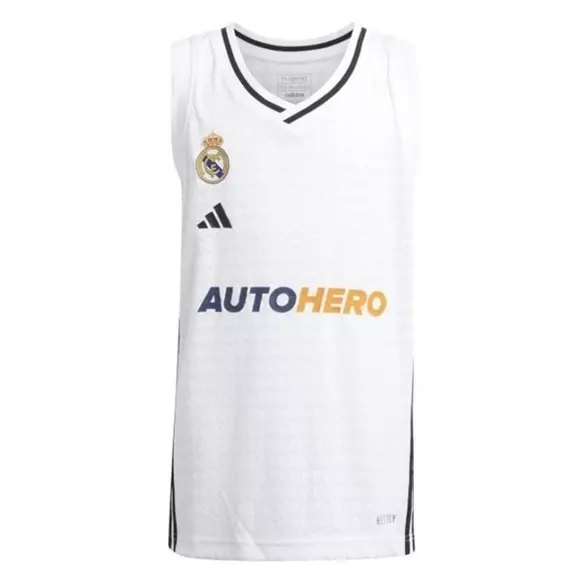 Camiseta Junior 1ª Equipación Real Madrid Baloncesto "White"