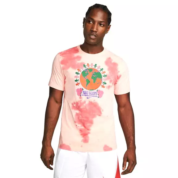 Camiseta Nike Hoops Internacional "Coral"