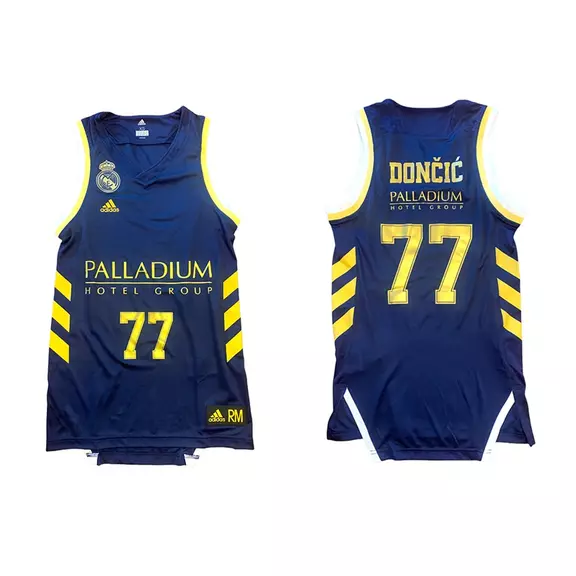 Camiseta Réplica Away Real Madrid Doncic #77# (2ª Equipación)