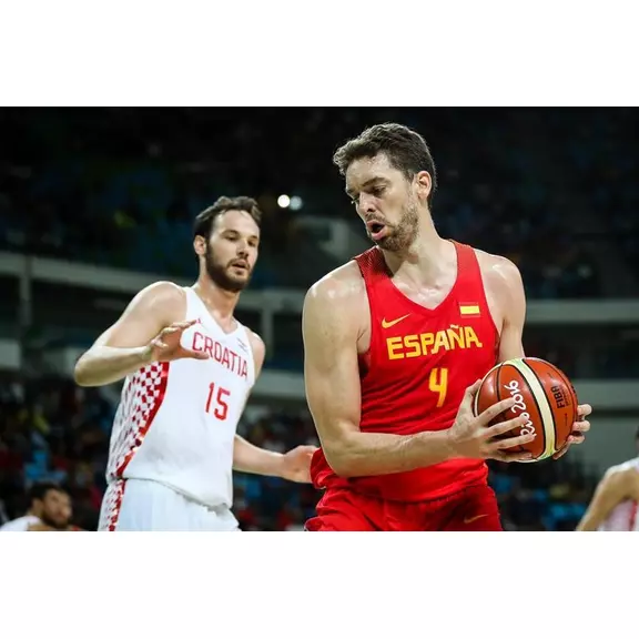 Camiseta Réplica Spain Gasol "Río 2016 Red" (600/red)