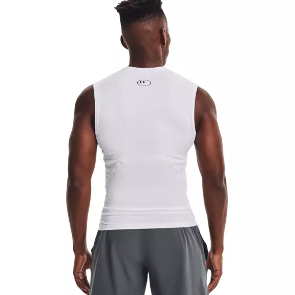 Camiseta sin mangas HG Armour Comp "White"