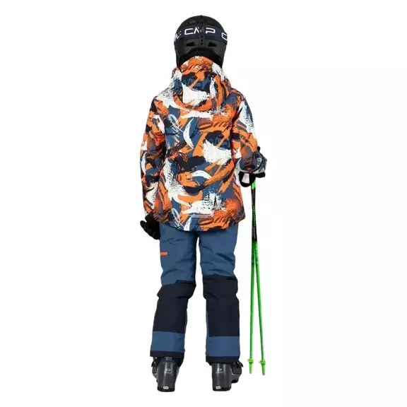 Campagnolo Boy's Freeride Ski Jacket "Bluestone-Orange"
