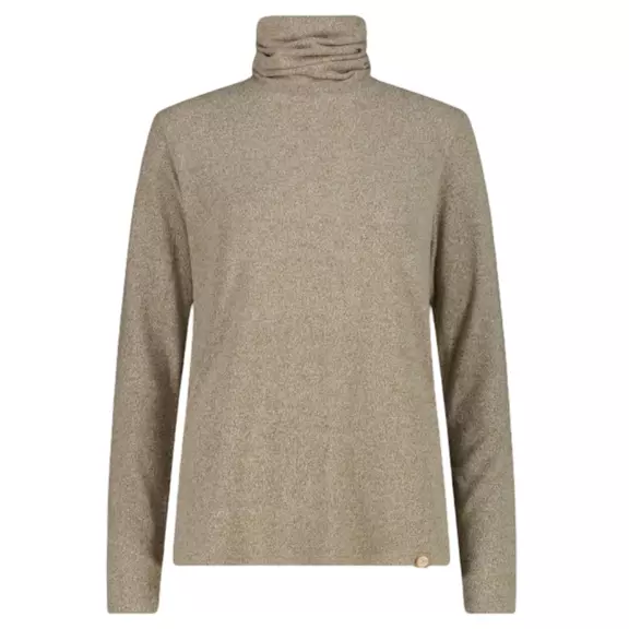 Campagnolo Heathered Turtleneck Sweater "Tabacco"