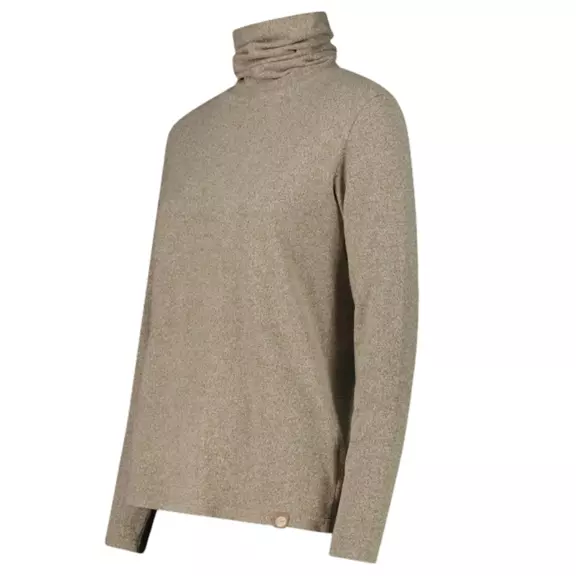 Campagnolo Heathered Turtleneck Sweater "Tabacco"