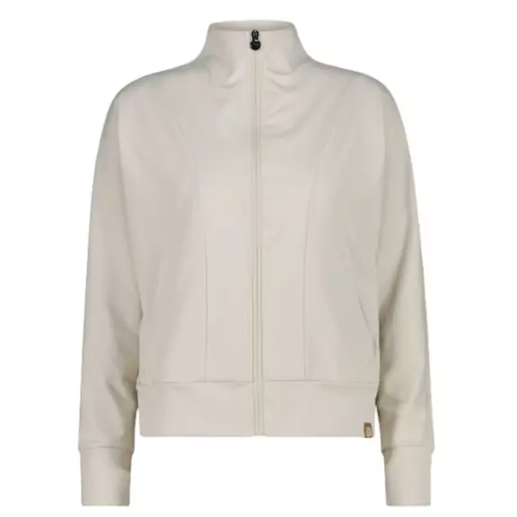 Campagnolo Zip-up Sweatshirt with High Neck "Avorio"