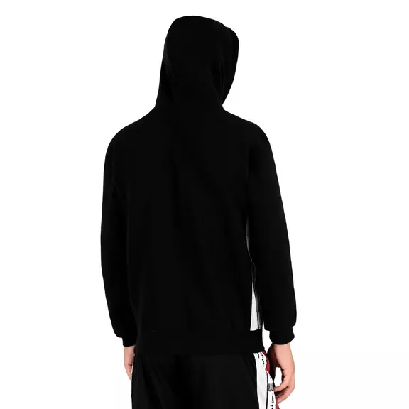 Champion Basketball USA Script Logo Tape Fleece Hoodie "Black"