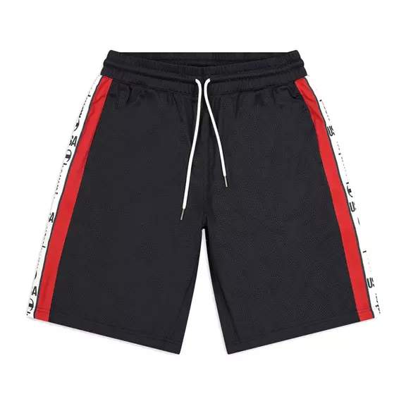 Champion Basketball USA Script Logo Tape Bermuda Mesh "Navy"