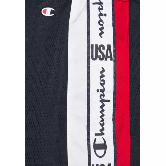 Champion Basketball USA Script Logo Tape Bermuda Mesh "Navy"
