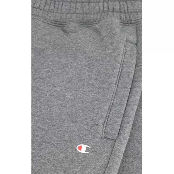 Champion C Logo Print Ribbed Trims Cotton Terry Joggers "Dark Grey"