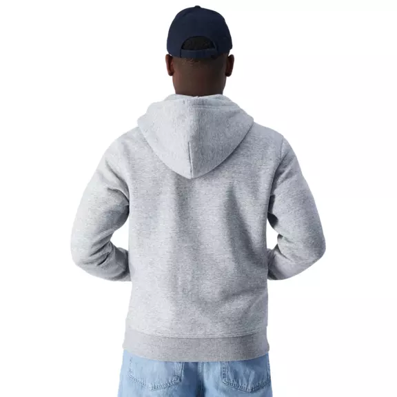 Champion Embroidered Big Logo Fleece Full-Zip Hoodie "Light Grey"