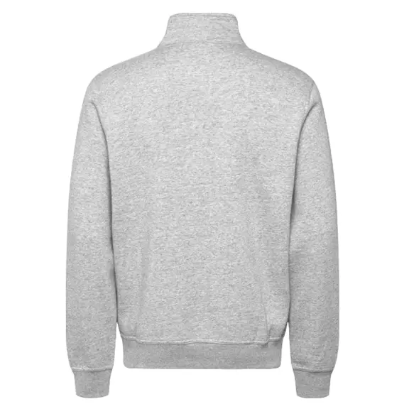 Champion Front Pockets Half-Zip Big Logo Fleece Sweatshirt "Light Grey"