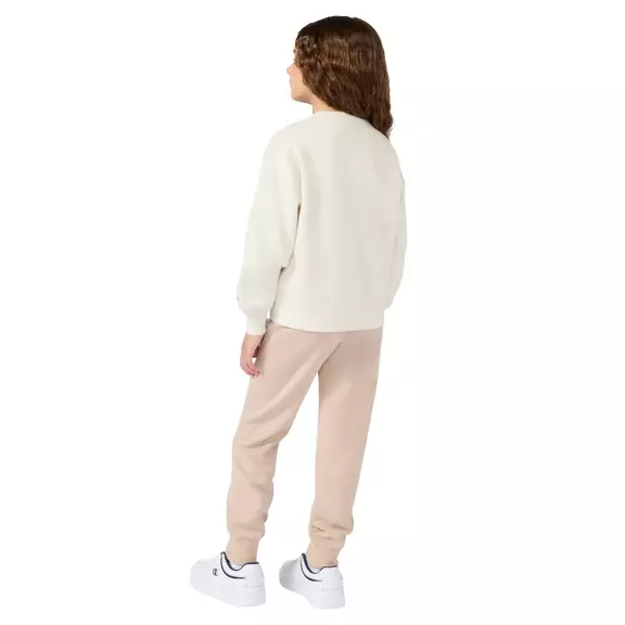 Champion Girls Fleece Sweatsuit with Ribbed Cuffs "Cream"
