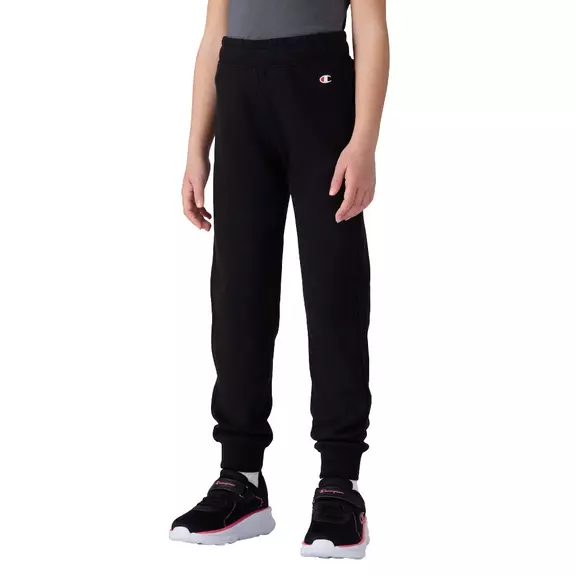 Champion Girls Rib Cuff Fleece Joggers Icons "Black"
