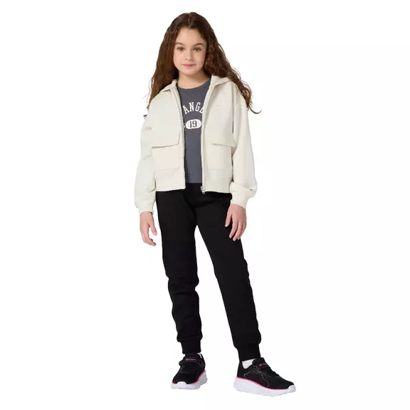 Champion Girls Rib Cuff Fleece Joggers Icons "Black"