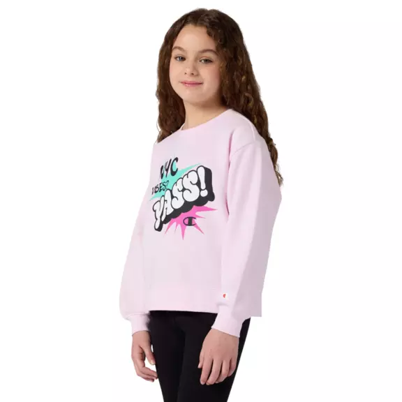 Chándal Niña Champion Con Interior Afelpado Con Gráfico "Pink"