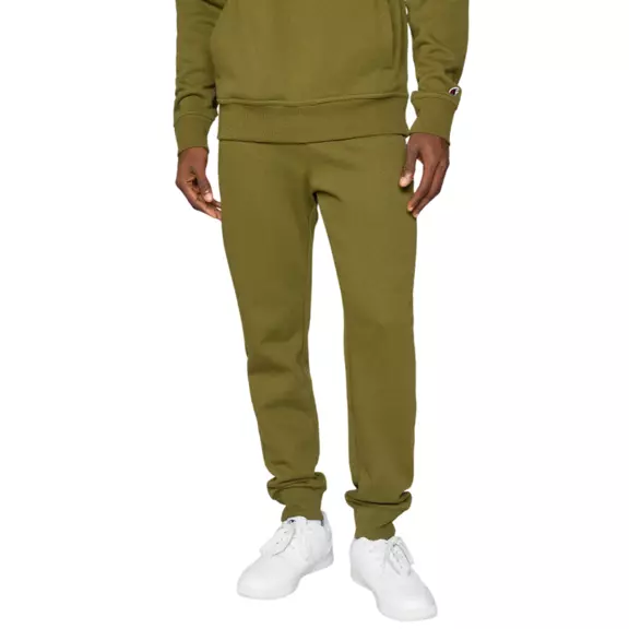 Pantalón con PuñosChampion Icon Pocket Zip Rib Cuff Fleece Slim Fit "Green"