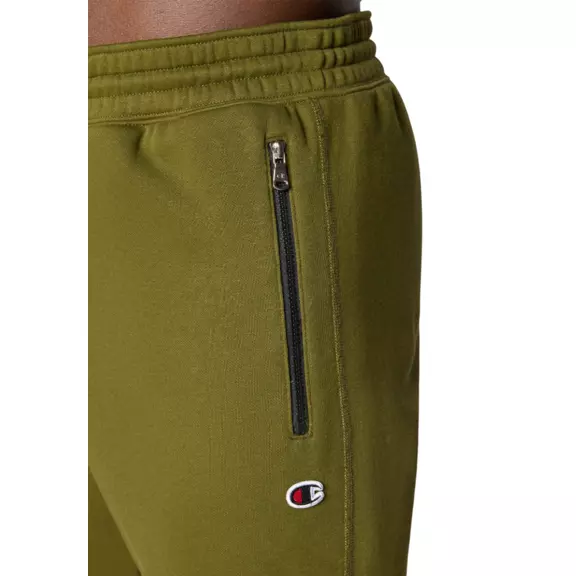 Pantalón con PuñosChampion Icon Pocket Zip Rib Cuff Fleece Slim Fit "Green"