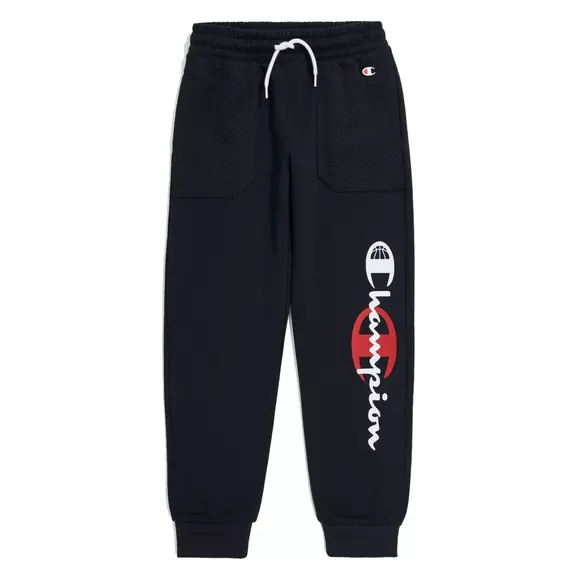 Champion Kids Basketball Logo Fleece Joggers "Black"