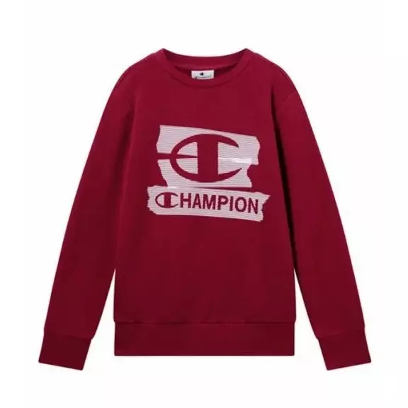 Champion Kids Graphic Crew Neck Sweatshirt "Red"