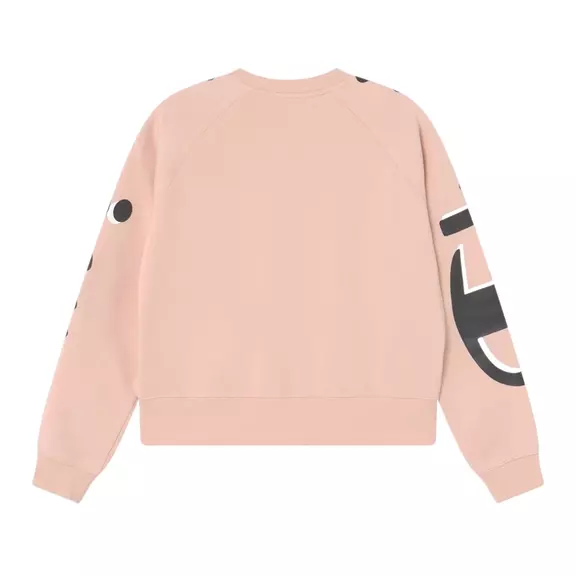 Champion Girls Legacy Logo Crewneck Sweatshirt "Rose Tane"