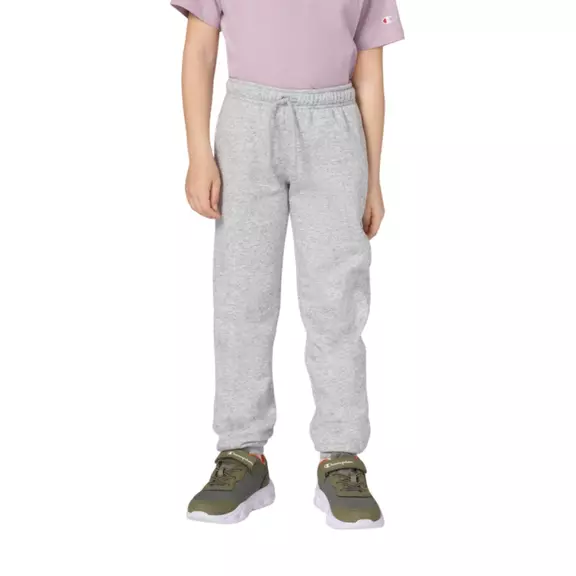 Champion Kids Rib Cuff Fleece Pants Icons "Light Grey"