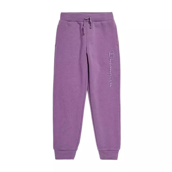 Champion Kids Tonal Logo Embroidered Side Cuff Pants "Lilac"